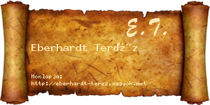 Eberhardt Teréz névjegykártya